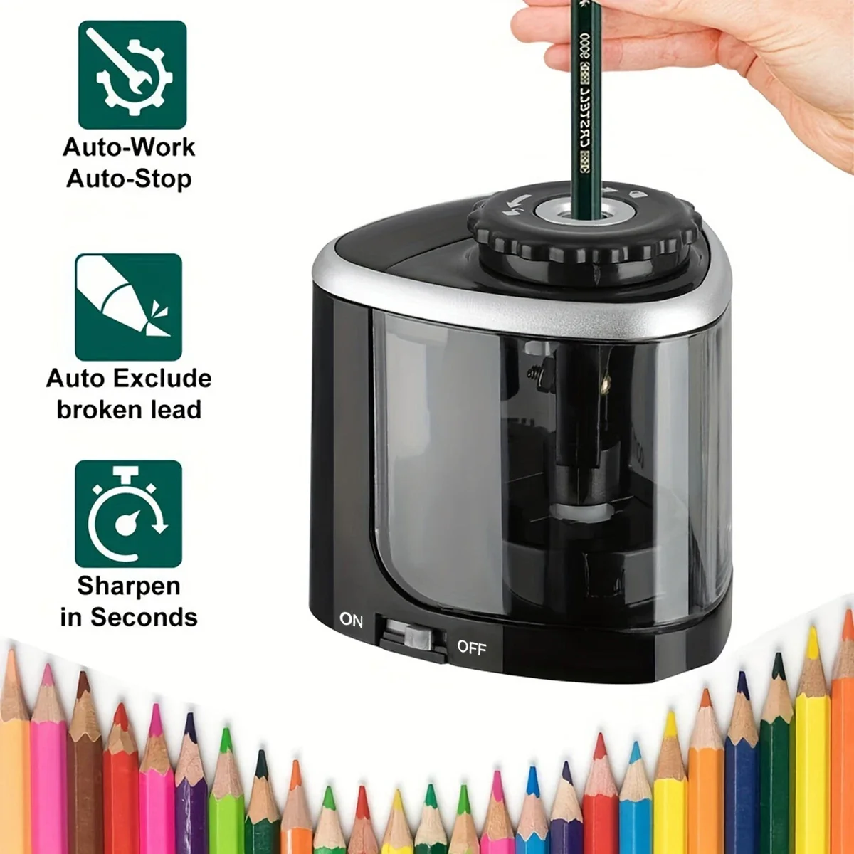 Electric Pencil Sharpener Usb - 데스크탑 전기 연필깎이 조립식 자동 연필깎이