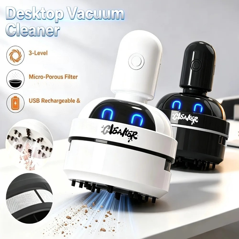 Mini Desktop Vacuum Cleaner For Eraser Dust - 휴대용 미니 데스크 진공 청소기 무선