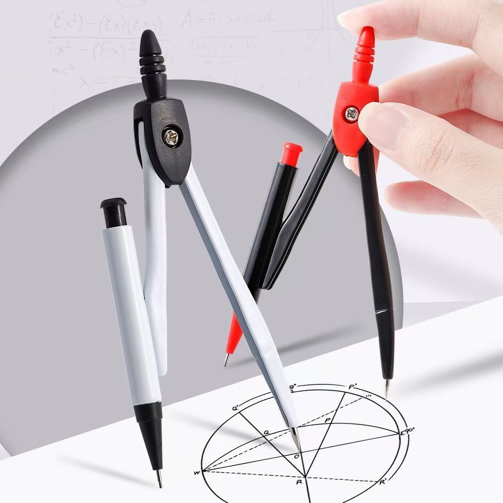 Math Geometry Set With Compass - 금속 컴퍼스 전문 수학 기하학 연필