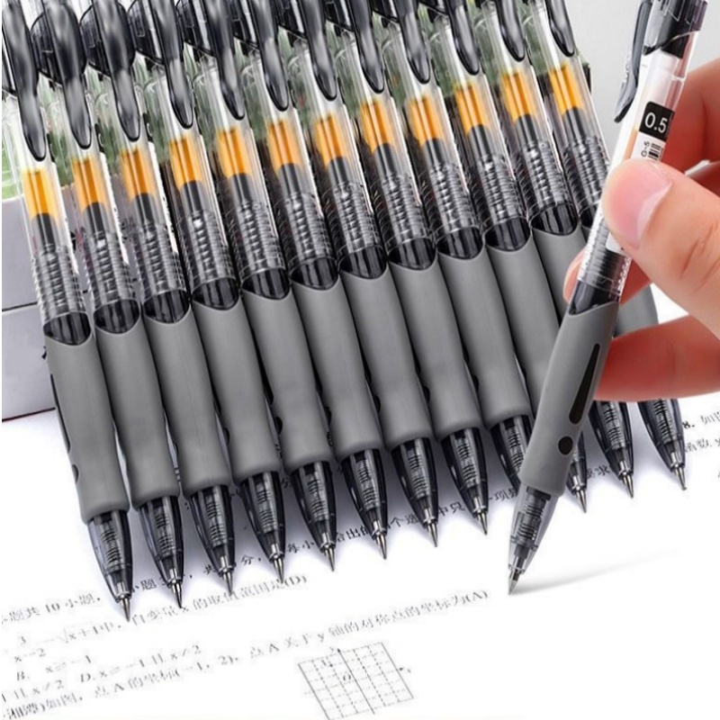 School Supplies - 13/30개입 리트랙터블 젤 펜 세트, 검정/빨강/파랑