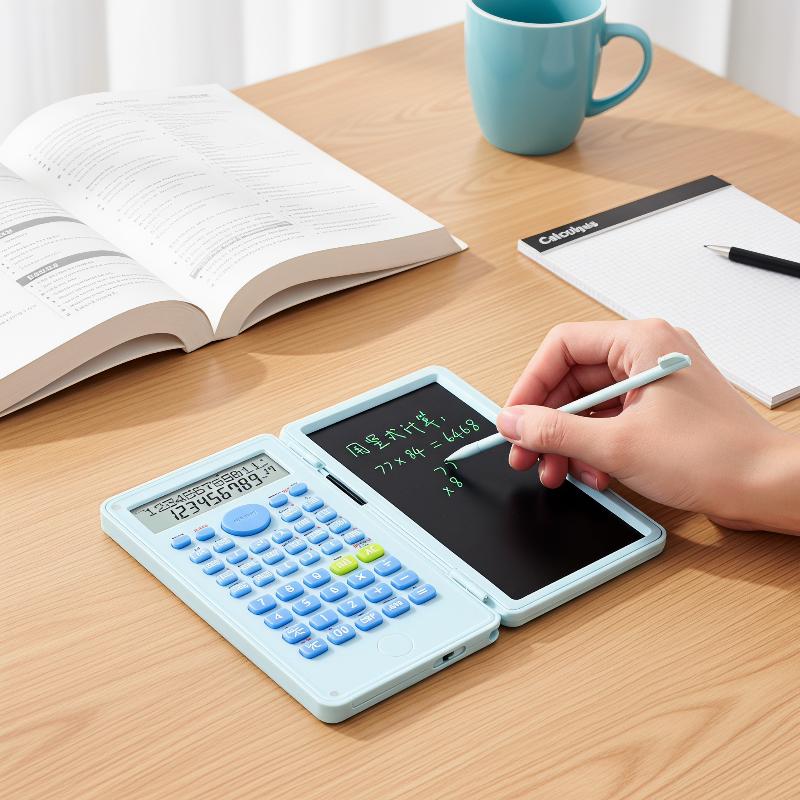 Scientific Calculator For Secondary School - 휴대용 2-in-1 과학용 계산기 접이식 LCD