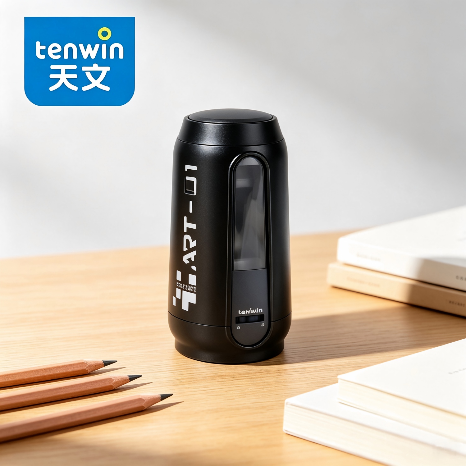 Electric Pencil Sharpener Usb - Tenwin 완전 자동 전기 연필깎이, USB-C