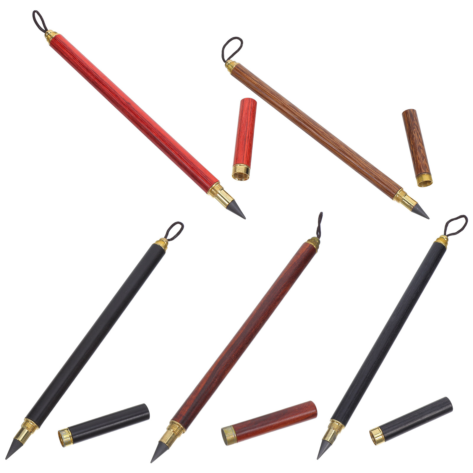 Writing Tools - 5개입 영구 무잉크 나무 연필, 예술가,