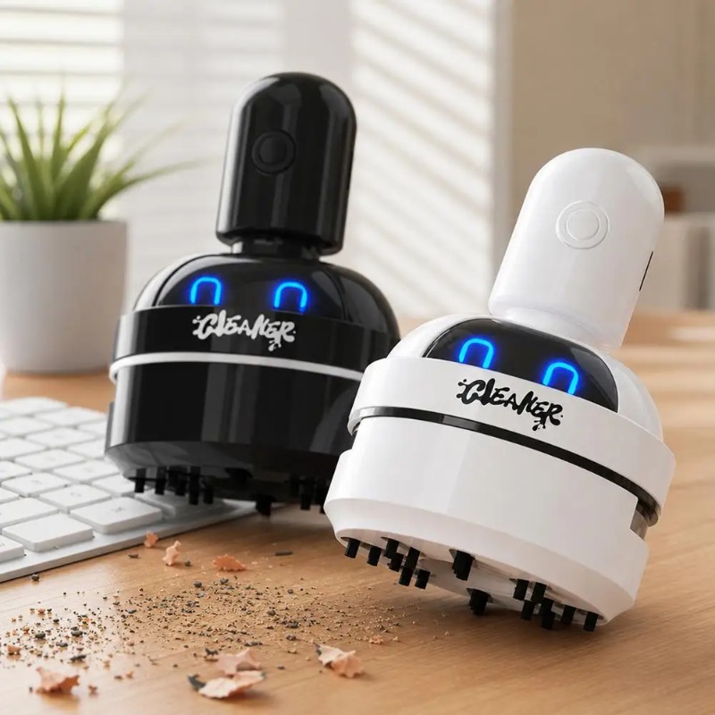 Mini Desktop Vacuum Cleaner For Eraser Dust - 데스크탑 청소기 진공 청소기 만화 미니