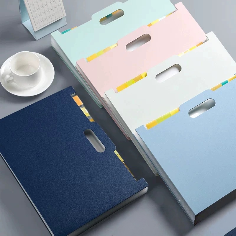 Expandable Accordion File Folder 13 Pockets - 13포켓 아코디언 파일 정리함, 라벨 포켓이