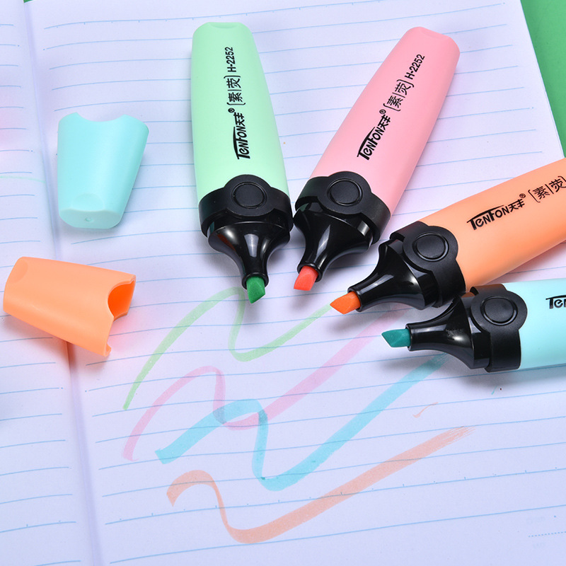 파스텔 플랫 단일 헤드 라이트 컬러 오블리크 드로잉 형 - Pastel Highlighter Set Double Ended 리뷰 및 가격