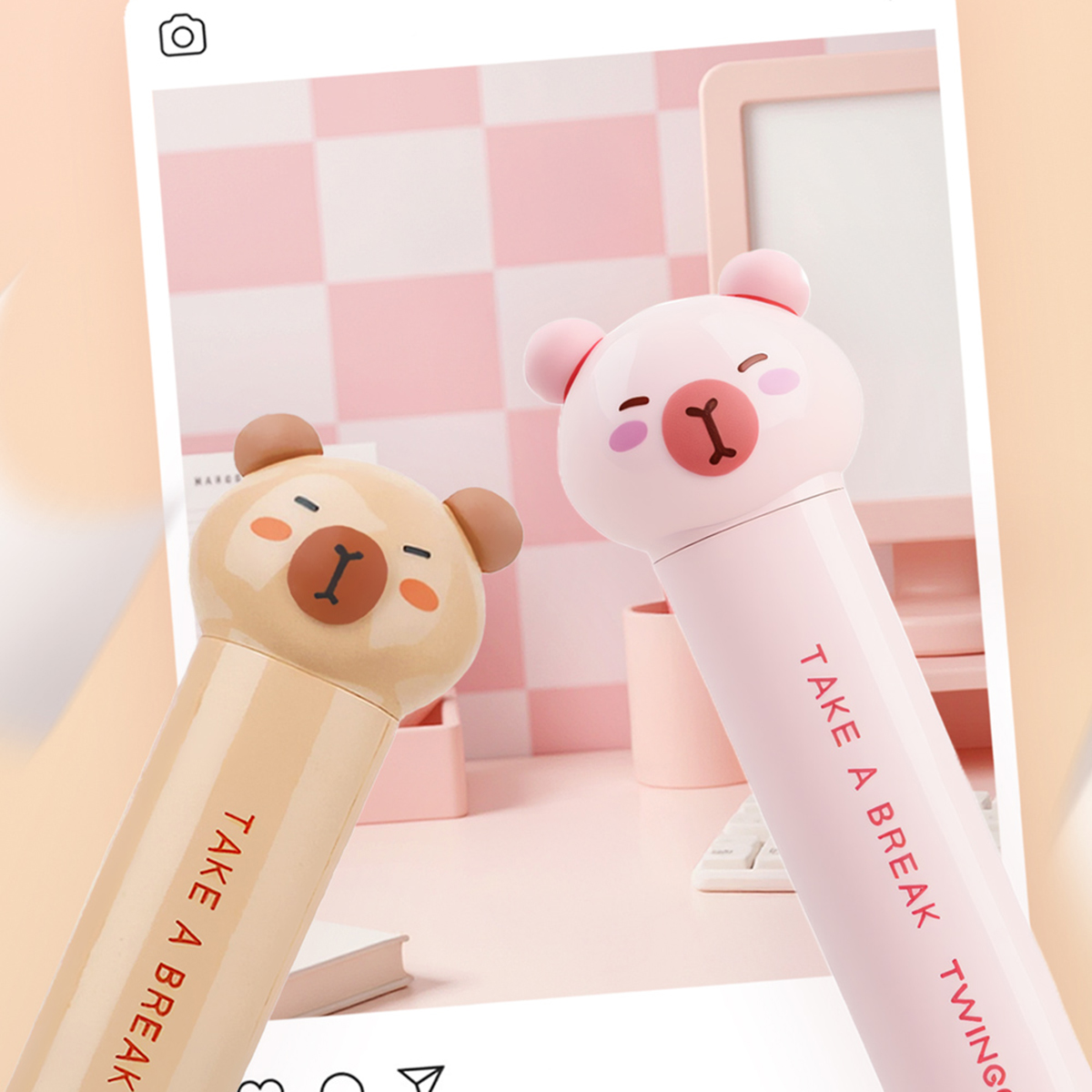 카피바라 가위 만화 접이식 디자인 휴대용 사이즈 커터, - Stationery 리뷰 및 가격