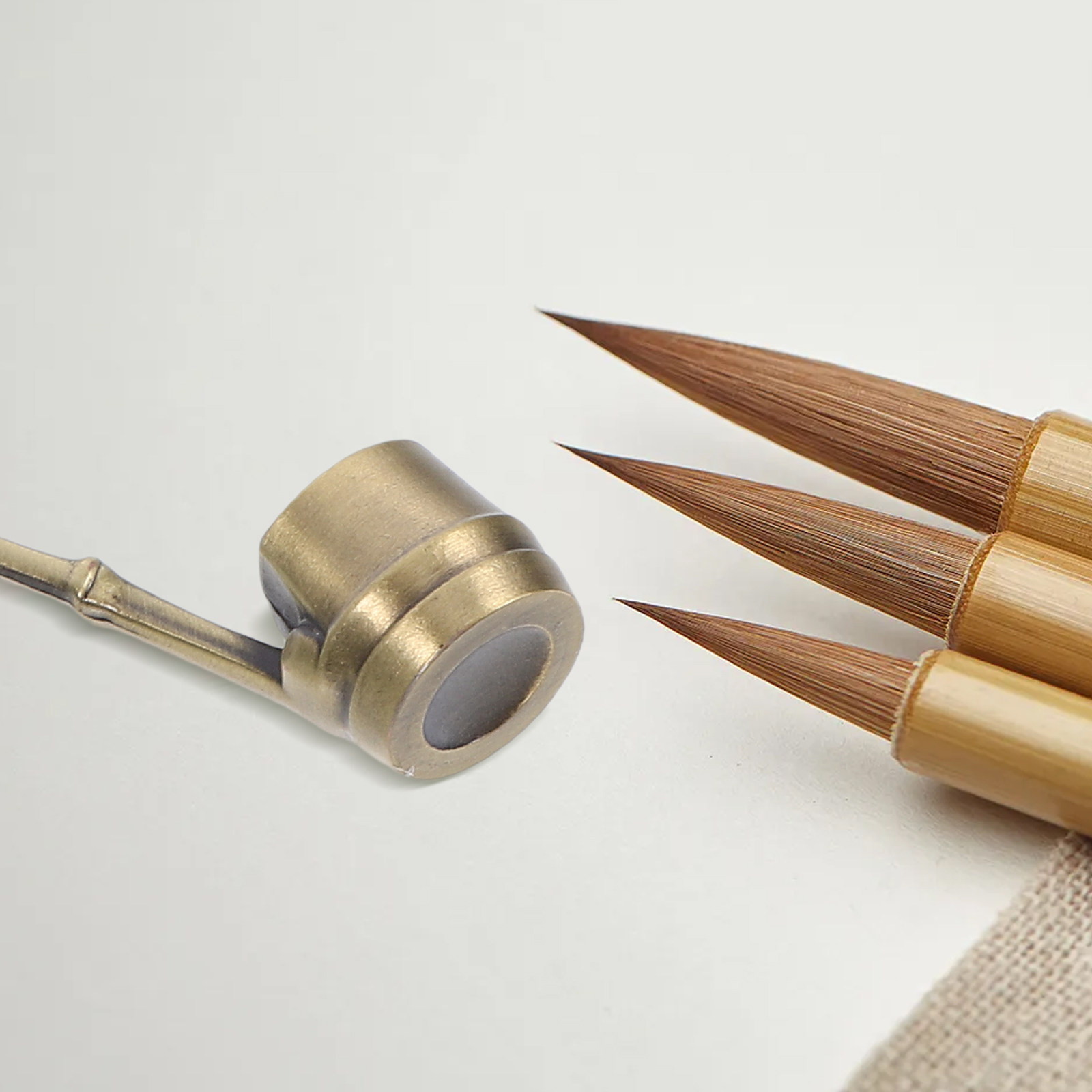 서예용 물주걱 구리 합금 수제 물주걱 붓 세척기 예술적 - Writing Tools 리뷰 및 가격