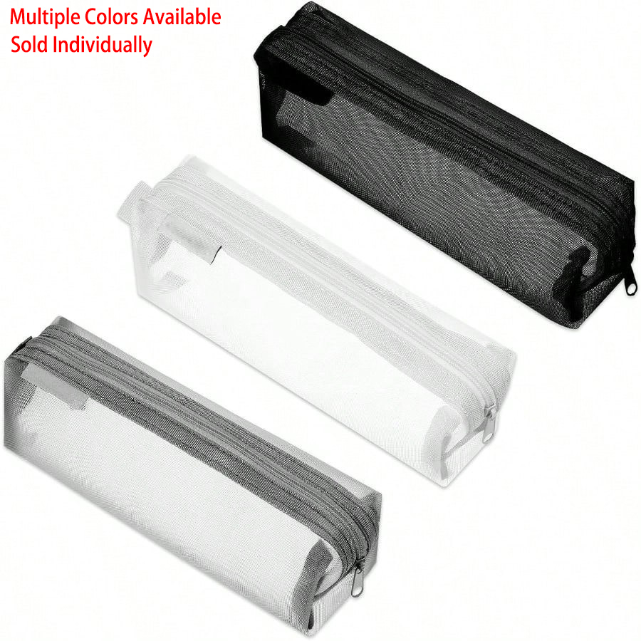 투명 메쉬 시험용 필통 미니멀리스트 투명 펜 파우치 다 - Clear Mesh Pencil Pouch For Exam 리뷰 및 가격