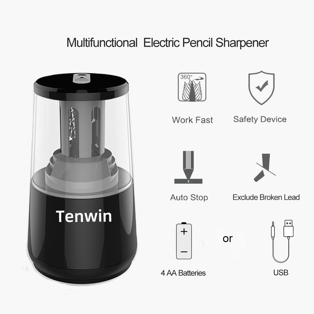 텐윈 문구 자동 전기 연필 깎이, USB 헤비 듀티 기 - Electric Pencil Sharpener Usb 리뷰 및 가격