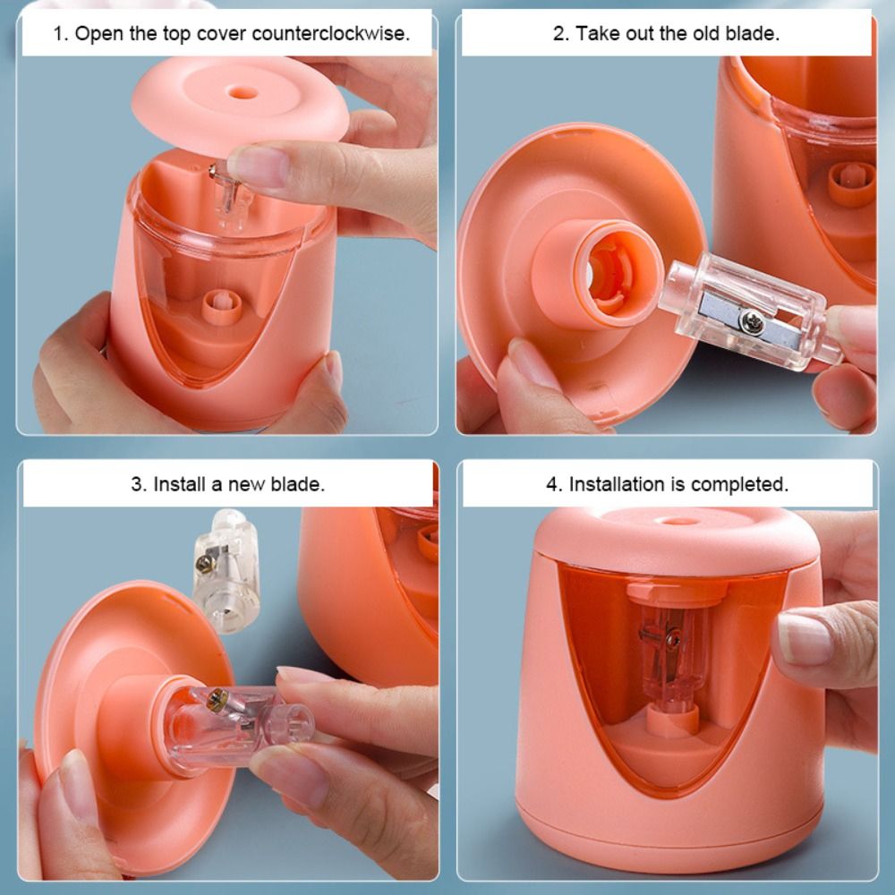 장식 스티커가 있는 사무실 학교 용품 창의적인 문구류  - Electric Pencil Sharpener Usb 리뷰 및 가격