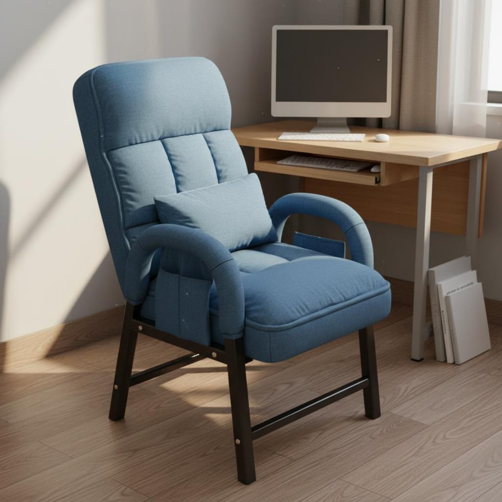 하이 스파인 레이지 소파 의자, 조절 가능한 등받이,  - Office Furniture 리뷰 및 가격