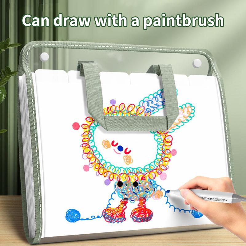 A4 휴대용 아코디언 파일 정리함 13포켓 확장 파일  - Expandable Accordion File Folder 13 Pockets 리뷰 및 가격