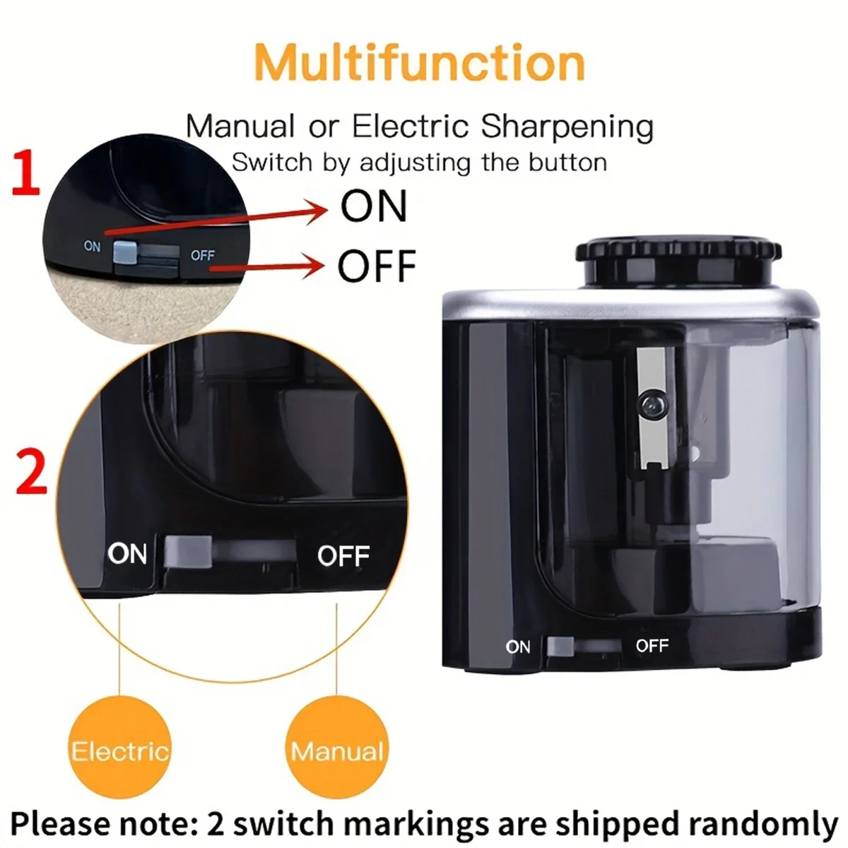 전기 샤프너 어셈블리 데스크탑 자동 연필 깎이 학생용  - Electric Pencil Sharpener Usb 리뷰 및 가격