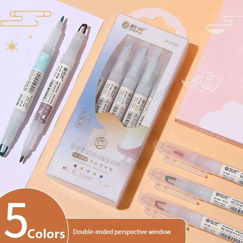 더블 팁 형광펜 펜, 카와이 컬러 만화 마커 파스텔 스 - Pastel Highlighter Set Double Ended 리뷰 및 가격