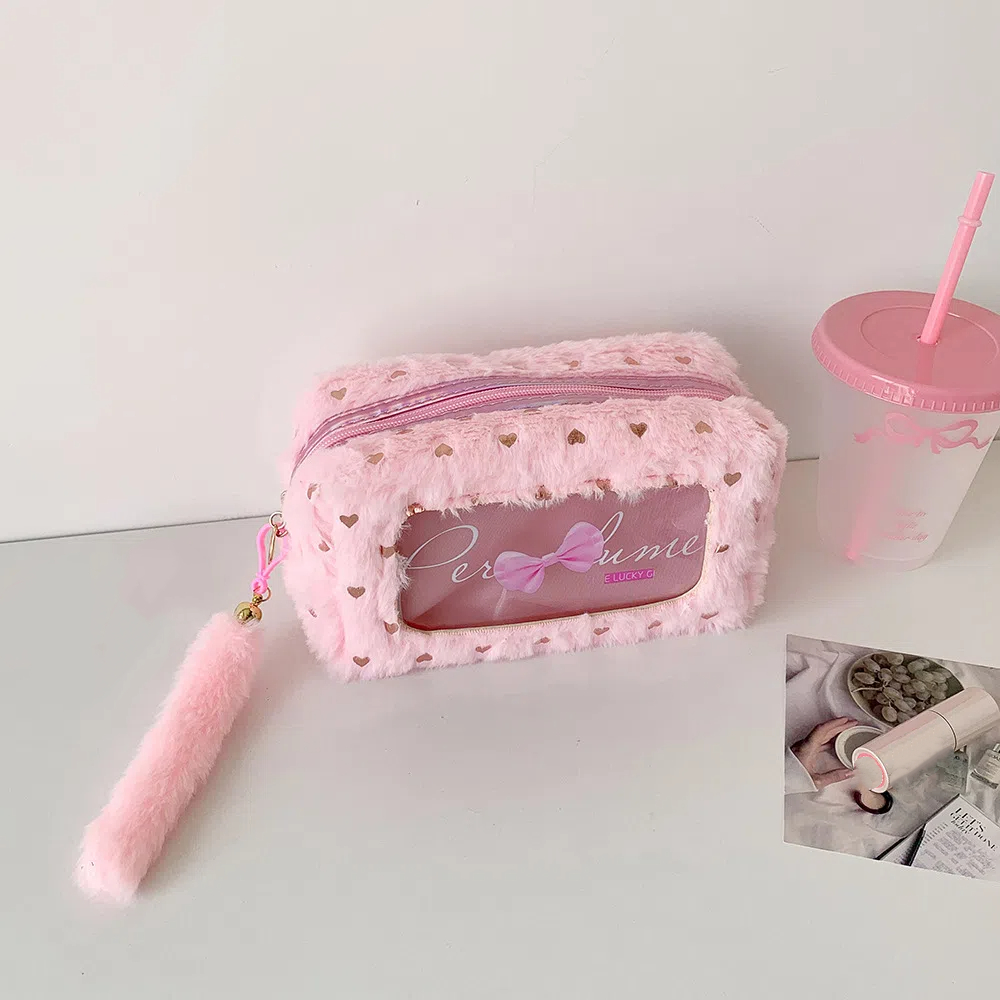 PVC Y2K 리본 문구 가방 데스크탑 수납 대용량 한 - Aesthetic Large Pencil Case Pouch 리뷰 및 가격