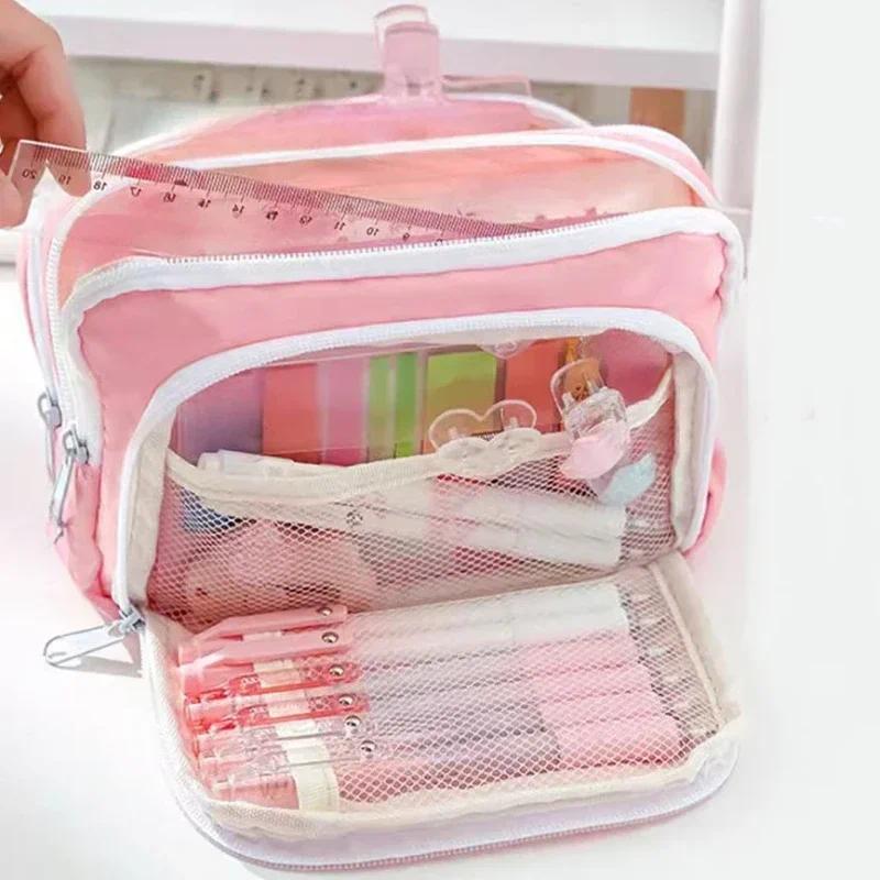 휴대용 대용량 미적 감각의 필통 및 학용품 케이스, 귀 - Aesthetic Large Pencil Case Pouch 리뷰 및 가격