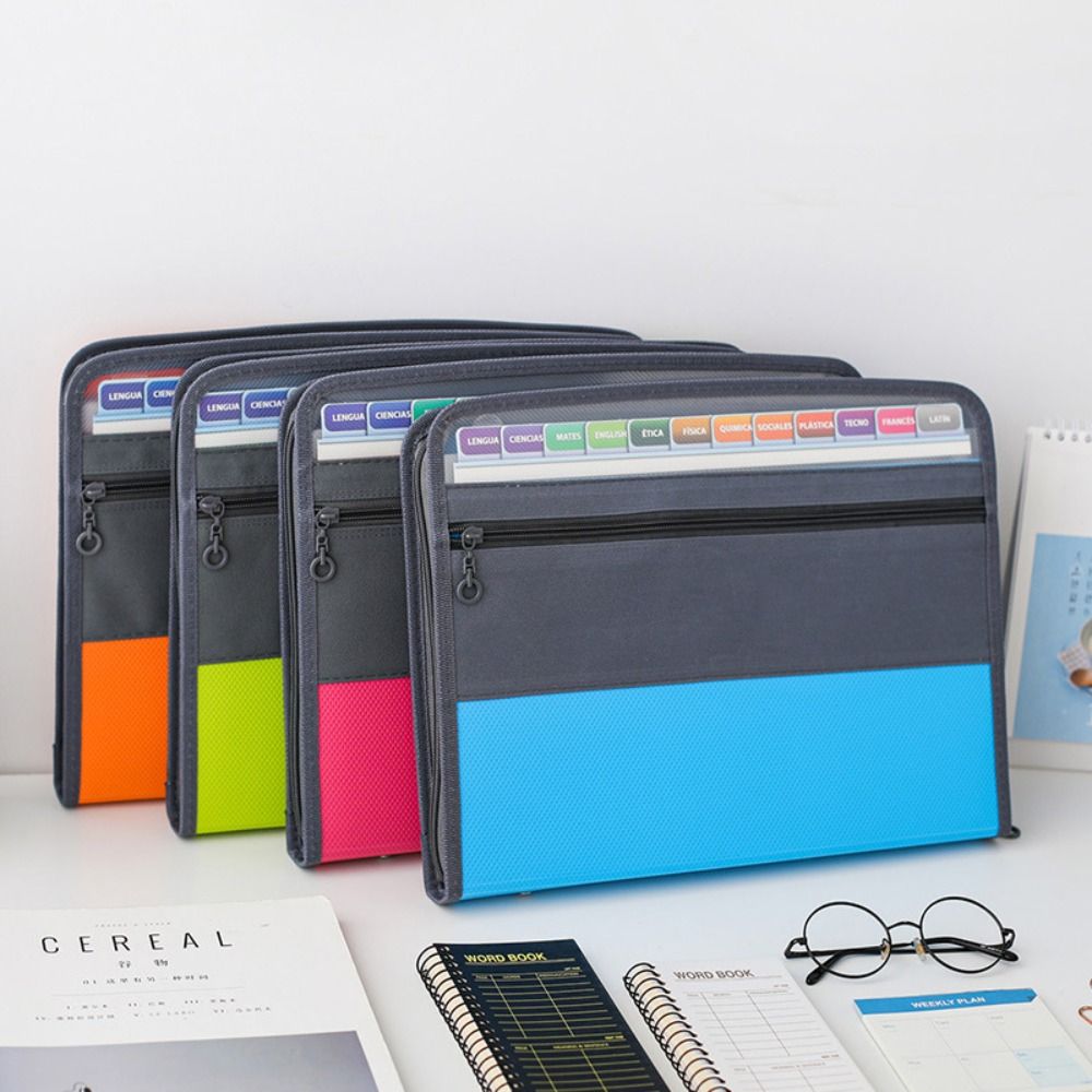 PVC 확장 파일 정리함 A4 사이즈 지퍼형 A4 파일 - Expandable Accordion File Folder 13 Pockets 리뷰 및 가격