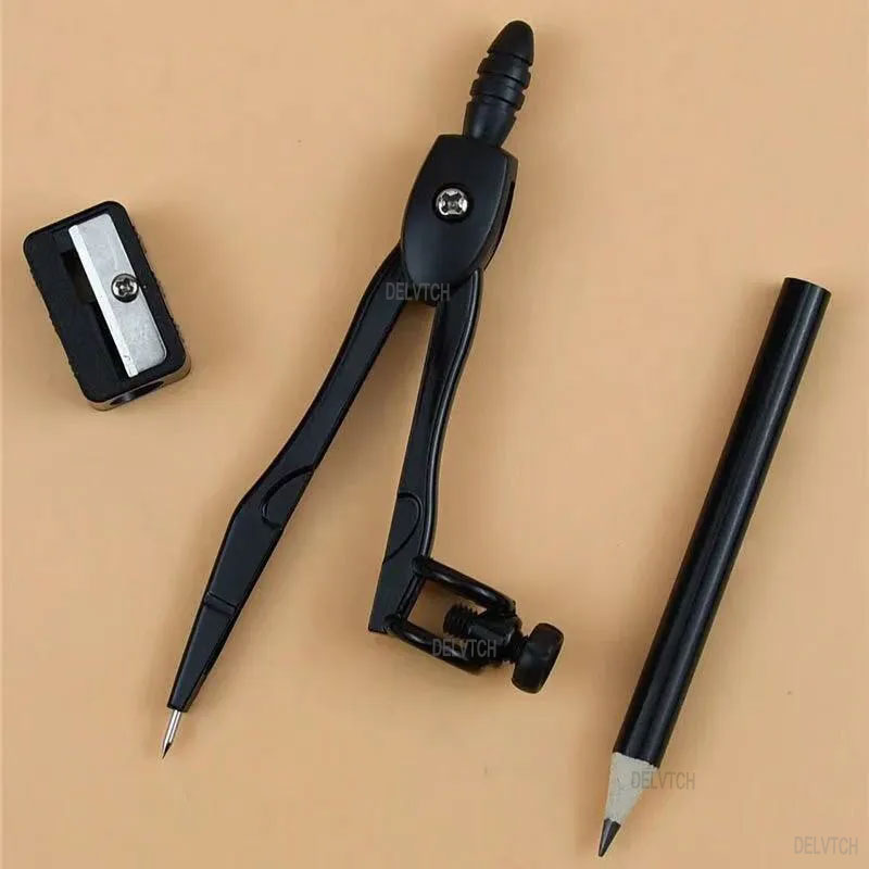 3Pcs 아트 디자인 드로잉에 대 한 연필 깎이와 금속 - Math Geometry Set With Compass 리뷰 및 가격
