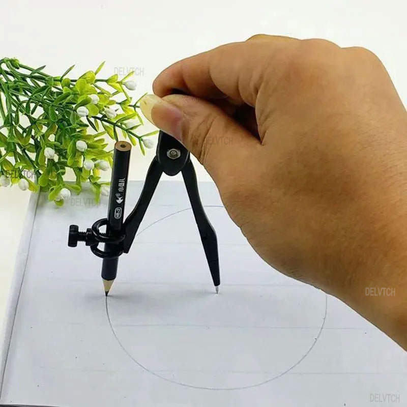 3Pcs 아트 디자인 드로잉에 대 한 연필 깎이와 금속 - Math Geometry Set With Compass 리뷰 및 가격