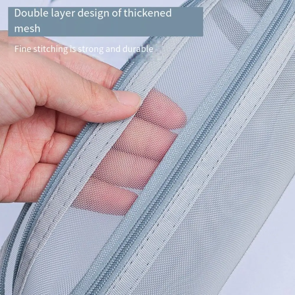 대용량 이중 레이어 메쉬 펜 정리함, 학생, 교사, 시 - Clear Mesh Pencil Pouch For Exam 리뷰 및 가격