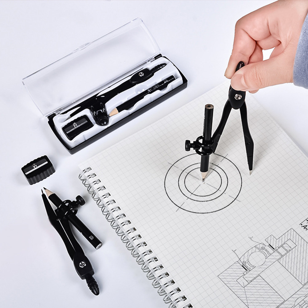 정밀 학생용 컴퍼스 세트 1세트 - 기하학, 수학, 제 - Math Geometry Set With Compass 리뷰 및 가격
