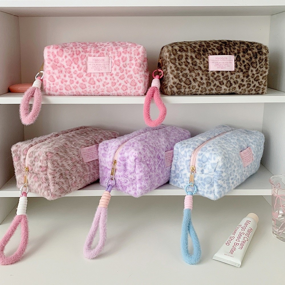 펜 가방 레오파드 문구 가방 끈 포함 레오파드 프린트  - Aesthetic Large Pencil Case Pouch 리뷰 및 가격