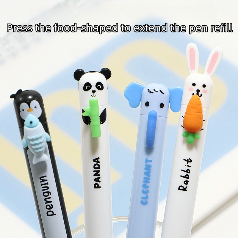 신기한 동물 모양 지워지는 클릭펜 - 귀여운 접이식 젤 - Retractable Eraser Pen Click 리뷰 및 가격