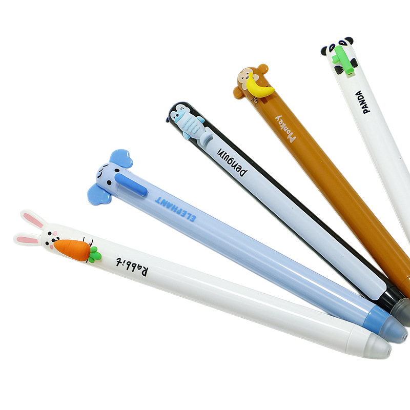 신기한 동물 모양 지워지는 클릭펜 - 귀여운 접이식 젤 - Retractable Eraser Pen Click 리뷰 및 가격