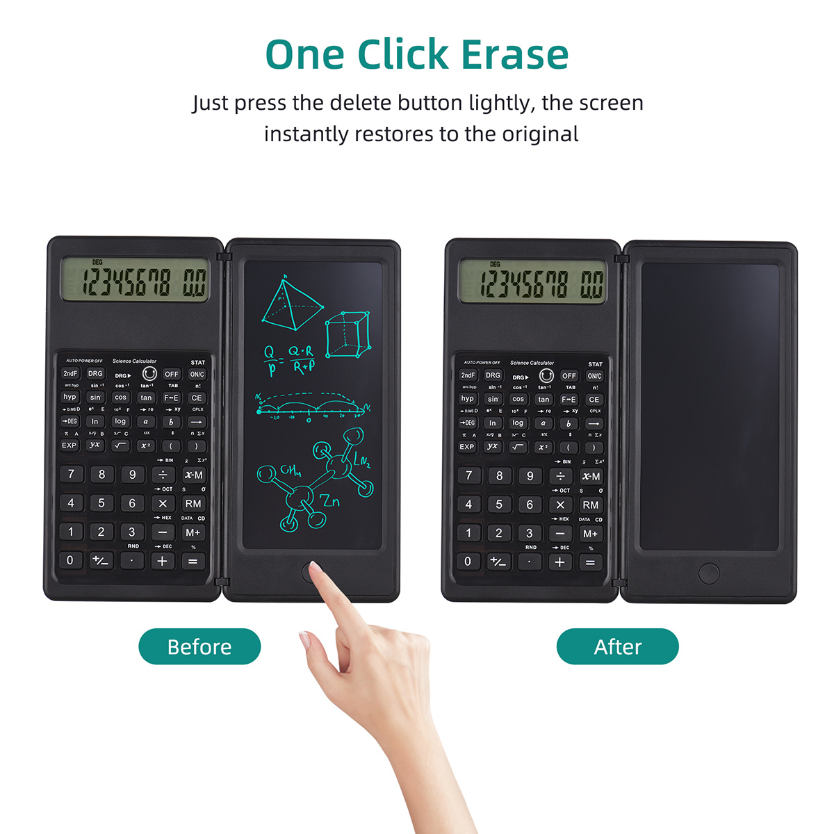 필기 기능이 있는 접이식 태블릿형 다기능 공학 및 재무 - Scientific Calculator For Secondary School 리뷰 및 가격