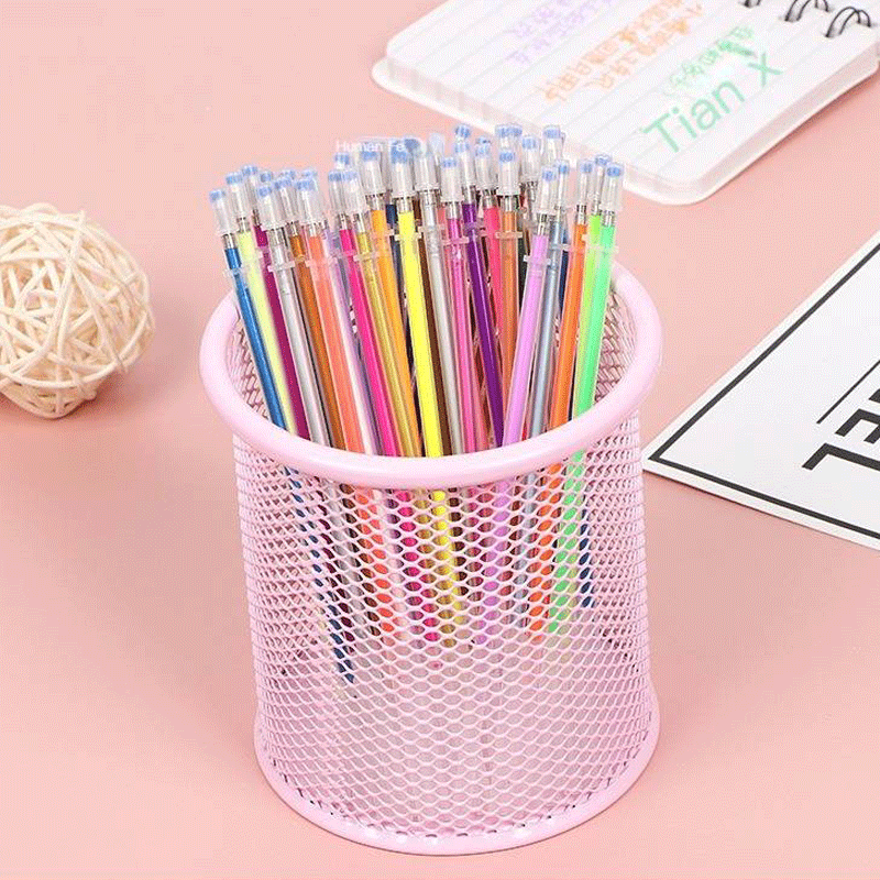 젤 펜 리필 세트, 12/100 색상 반짝이 금속 파스 - Pastel Highlighter Set Double Ended 리뷰 및 가격