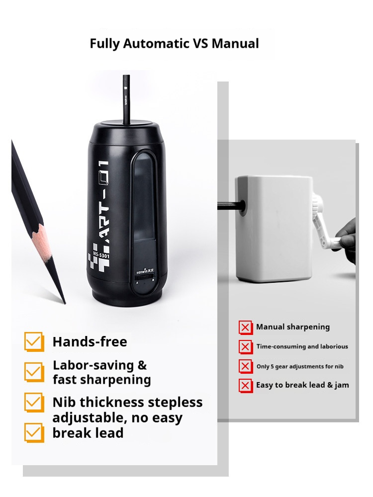Tenwin 완전 자동 전기 연필깎이, USB-C 충전 - Electric Pencil Sharpener Usb 리뷰 및 가격
