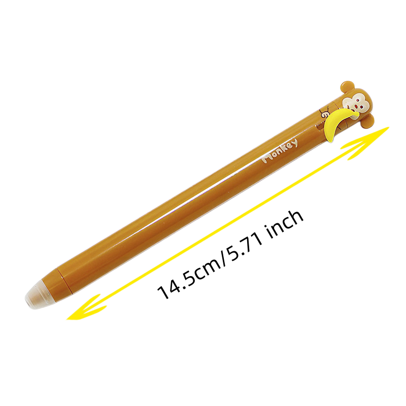 6팩 귀여운 만화 동물 모양 접이식 지워지는 젤 펜,  - Retractable Eraser Pen Click 리뷰 및 가격
