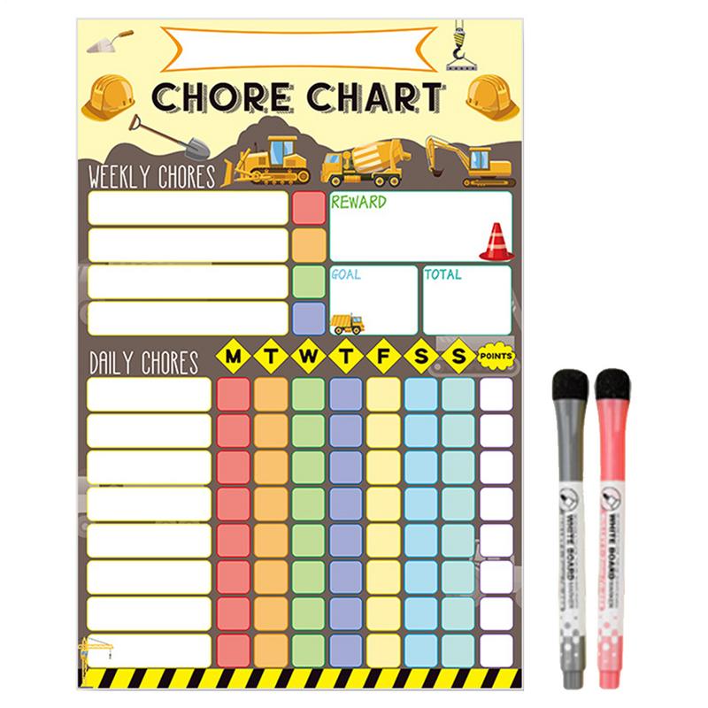 자석 작업 차트 어린이를위한 주간 시각적 일정 자석 건 - Kids Magnetic Reward Chart Board 리뷰 및 가격