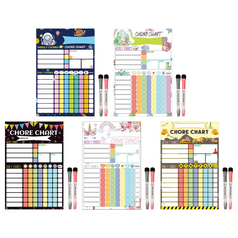 자석 작업 차트 어린이를위한 주간 시각적 일정 자석 건 - Kids Magnetic Reward Chart Board 리뷰 및 가격