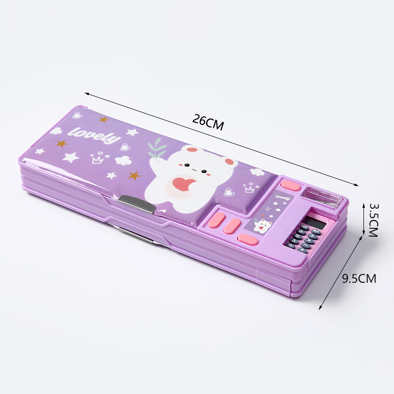 다기능 계산기 연필 상자 플라스틱 양면 문구 케이스 학 - Scientific Calculator For Secondary School 리뷰 및 가격