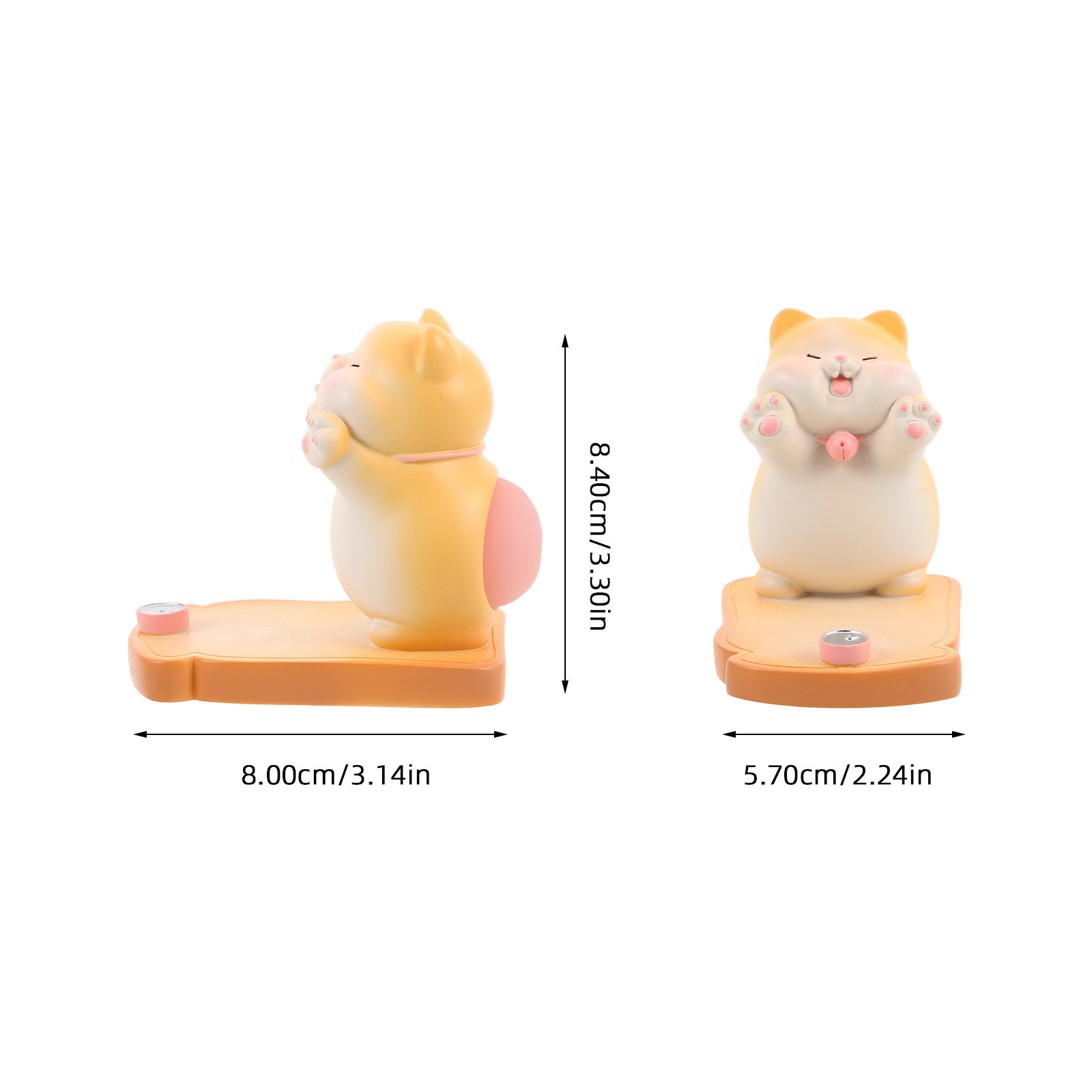 귀여운 고양이 모양 휴대폰 거치대 레진 만화 디자인 휴 - Desk Accessories 리뷰 및 가격
