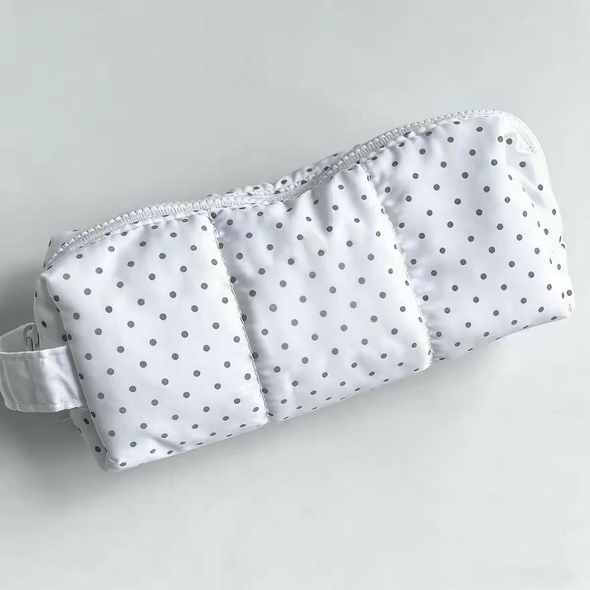 폴카 도트 핸드헬드 연필 가방 대용량 미적 학생 문구  - Aesthetic Large Pencil Case Pouch 리뷰 및 가격