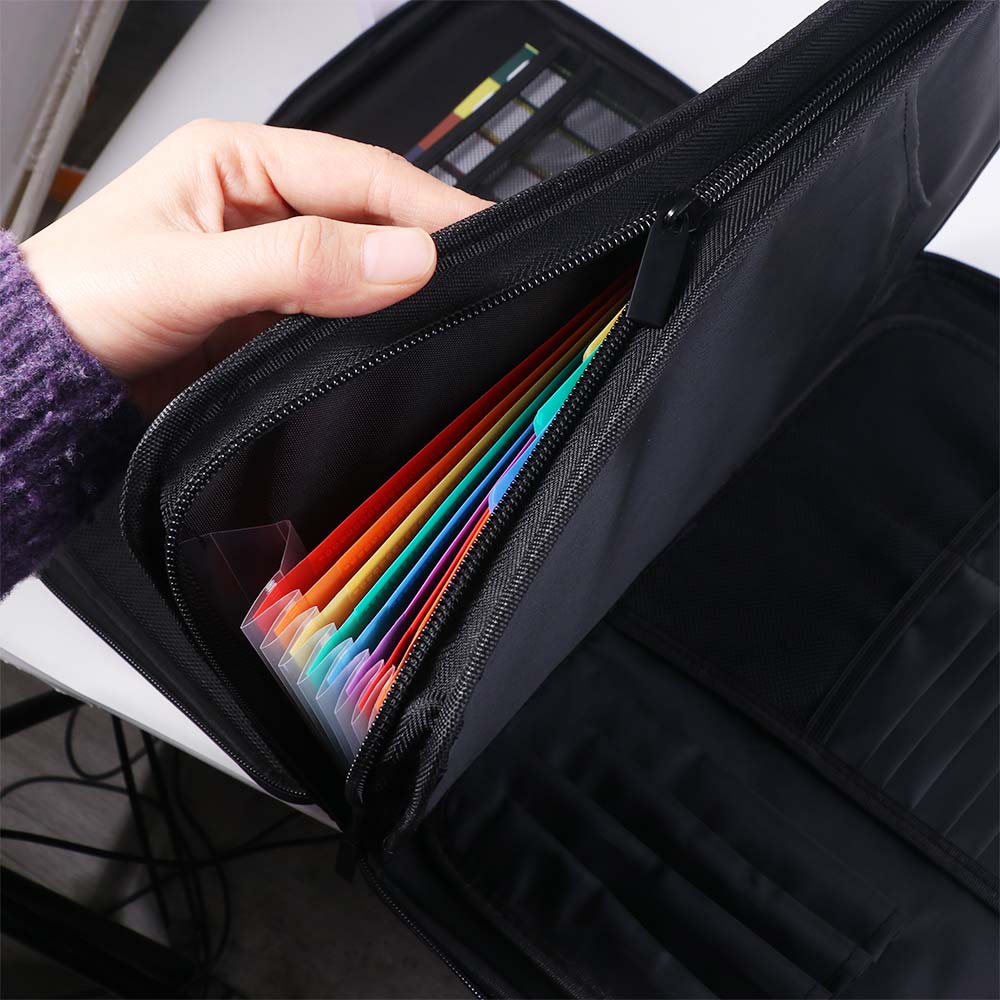 13개의 아코디언 포켓이 있는 내화 문서 보관함, 대용 - Expandable Accordion File Folder 13 Pockets 리뷰 및 가격