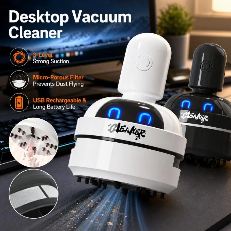 데스크탑 청소기 진공 청소기 만화 미니 휴대용 지우개  - Mini Desktop Vacuum Cleaner For Eraser Dust 리뷰 및 가격
