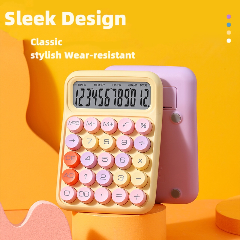 키보드 계산기 사무실 12 자리 기계식 버튼 계산기 귀 - Scientific Calculator For Secondary School 리뷰 및 가격