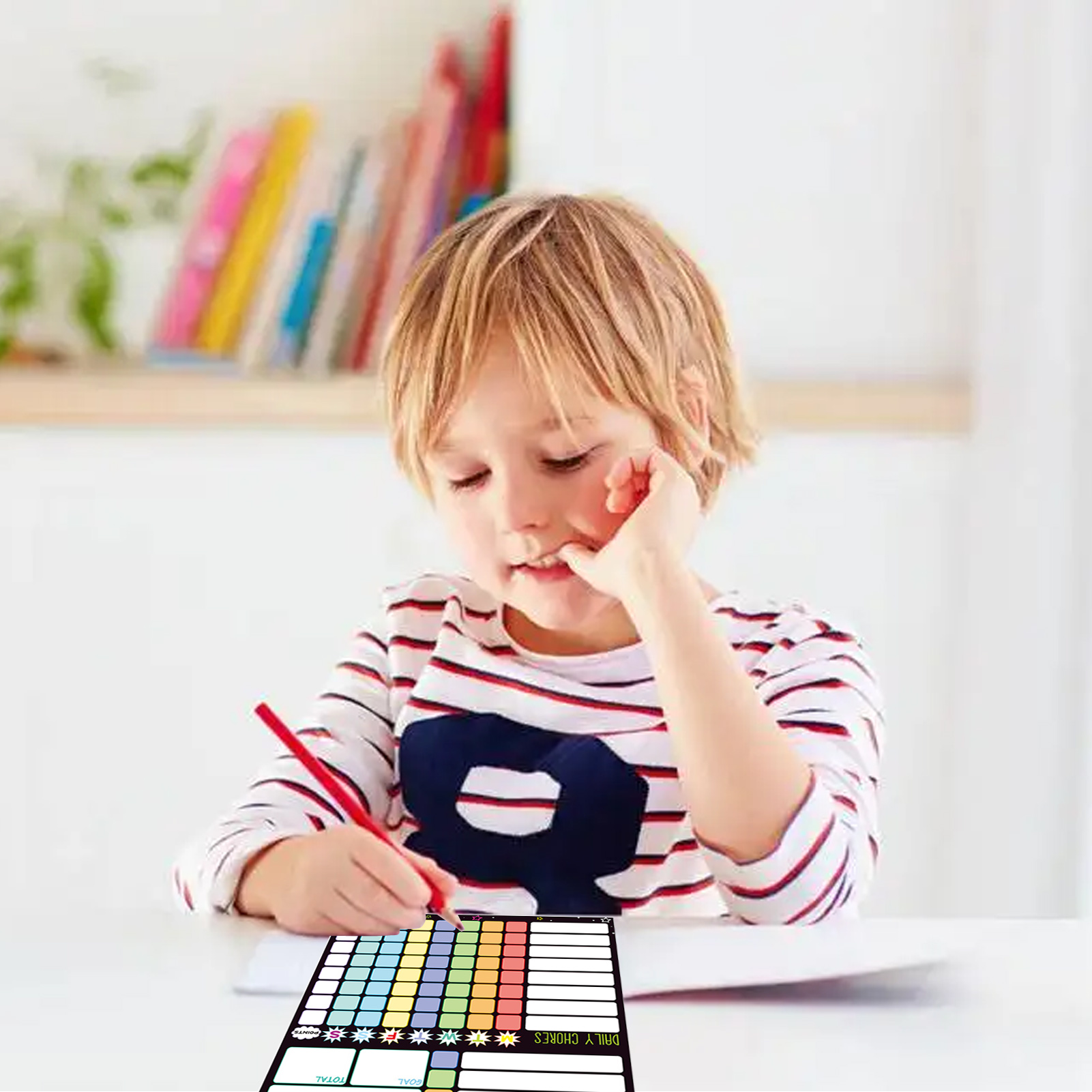 자기 집안일 차트 어린이를 위한 주간 시각적 일정 자기 - Kids Magnetic Reward Chart Board 리뷰 및 가격