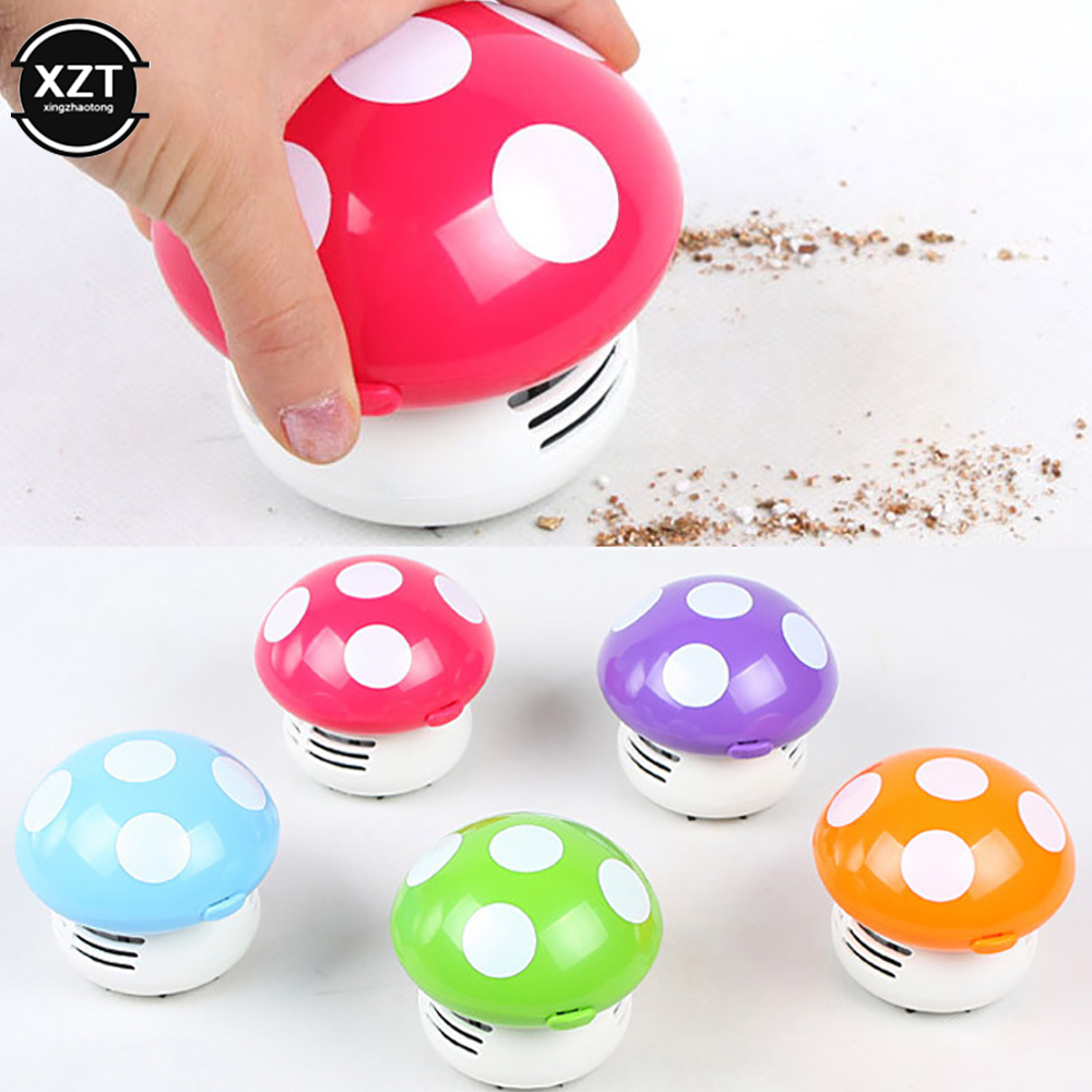 휴대용 미니 데스크탑 진공청소기 버섯 모양 청소기 책상 - Mini Desktop Vacuum Cleaner For Eraser Dust 리뷰 및 가격