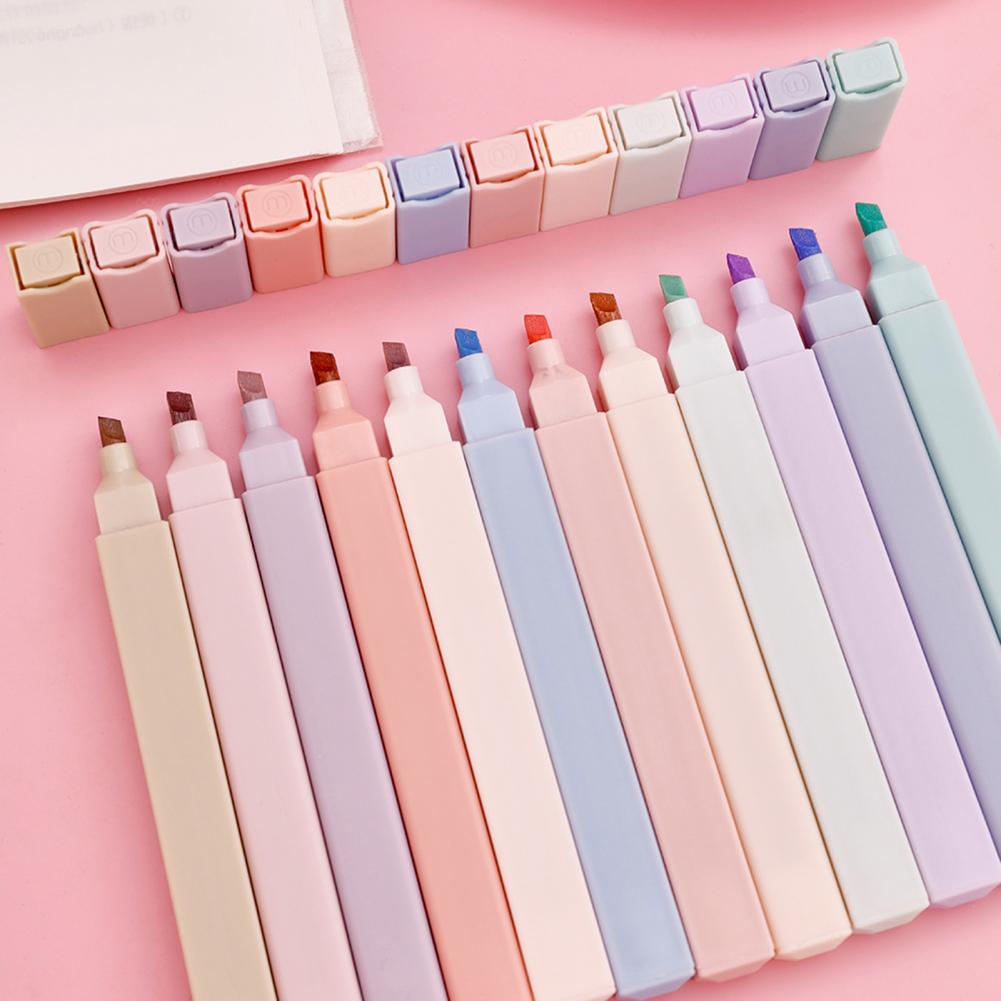 다채로운 형광펜 6개 파스텔 형광펜 세트 저널링용 듀얼 - Pastel Highlighter Set Double Ended 리뷰 및 가격